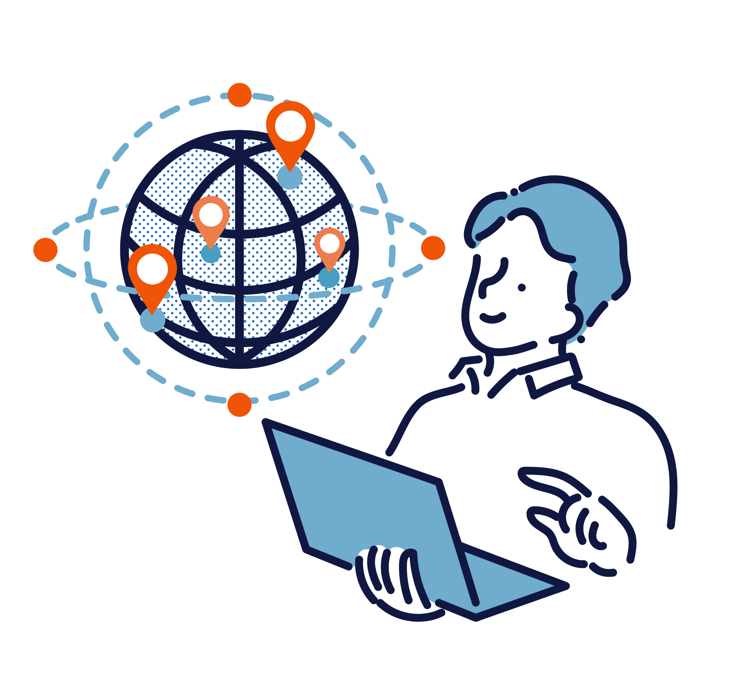 安定した通信品質のイメージ